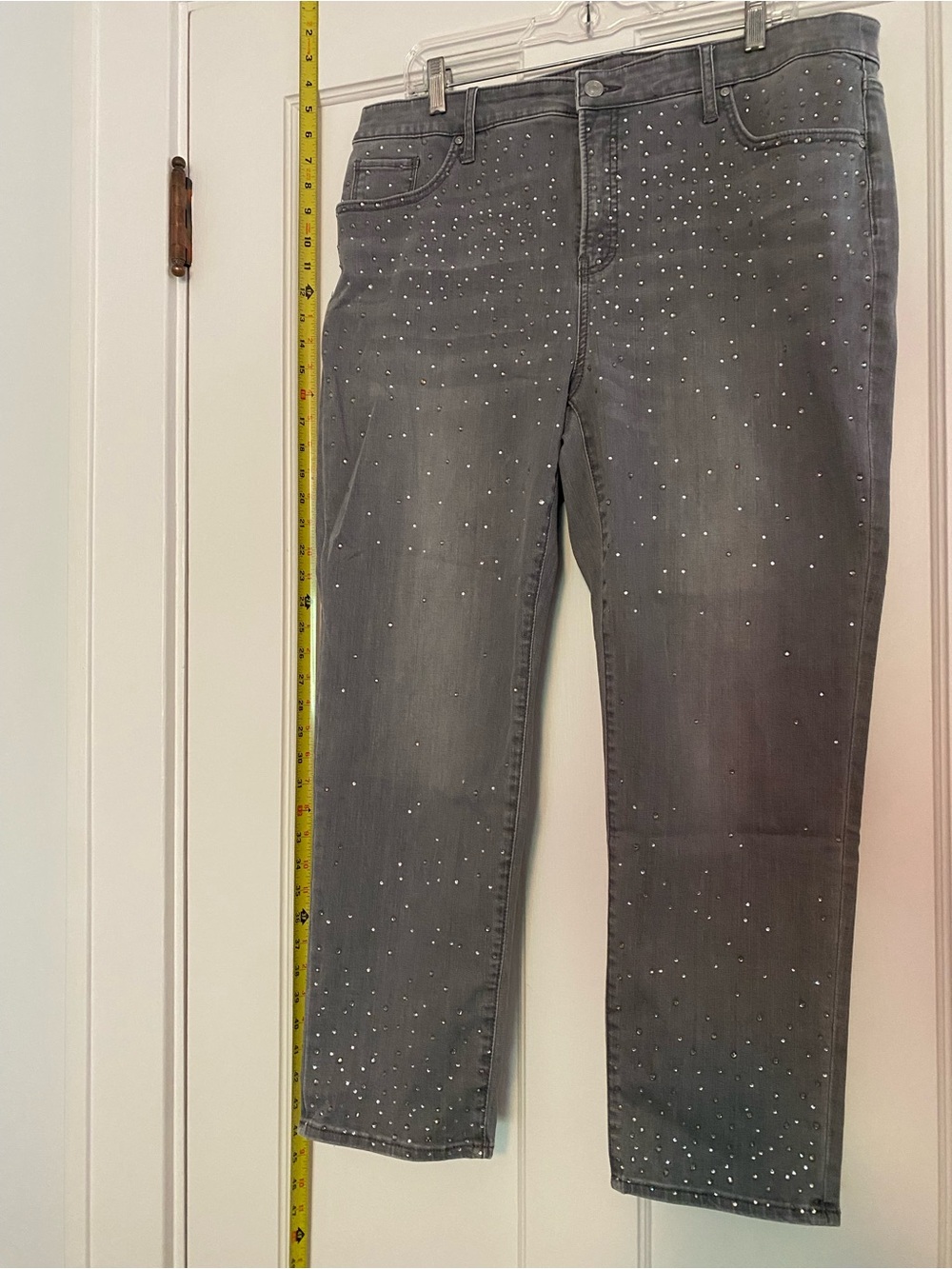 Chicos bedazzled jeans, so slimming girlfriend slim leg ankle jeans